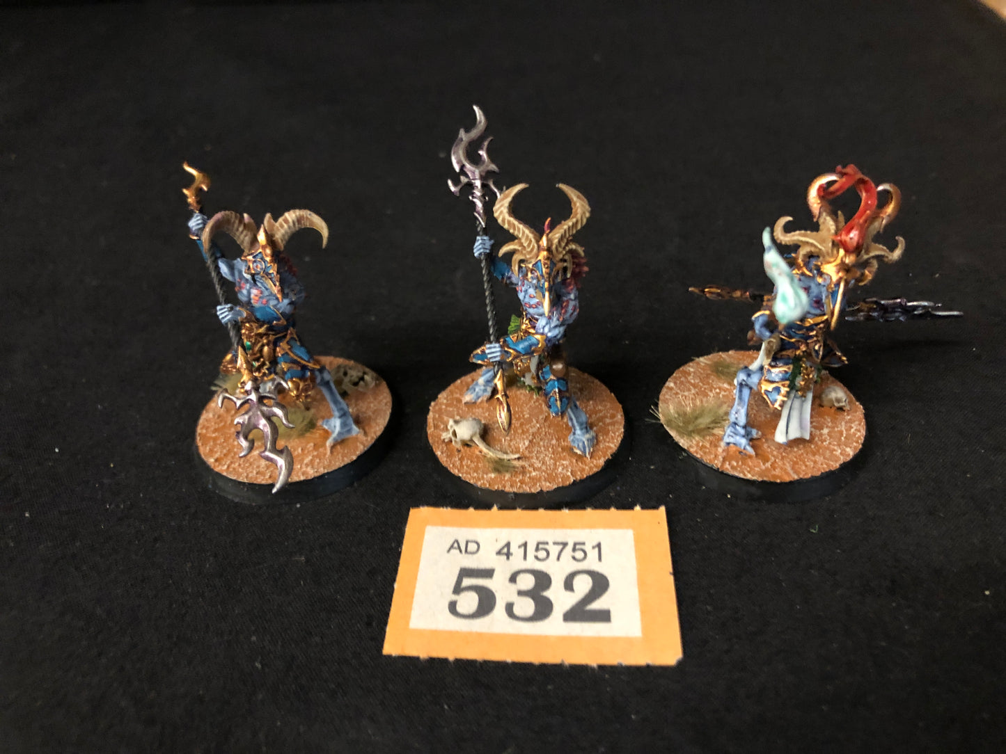 3x Tzaangor Enlightened  #532 VERY Well Painted Disciples of Tzeentch AOS Warhammer 40k