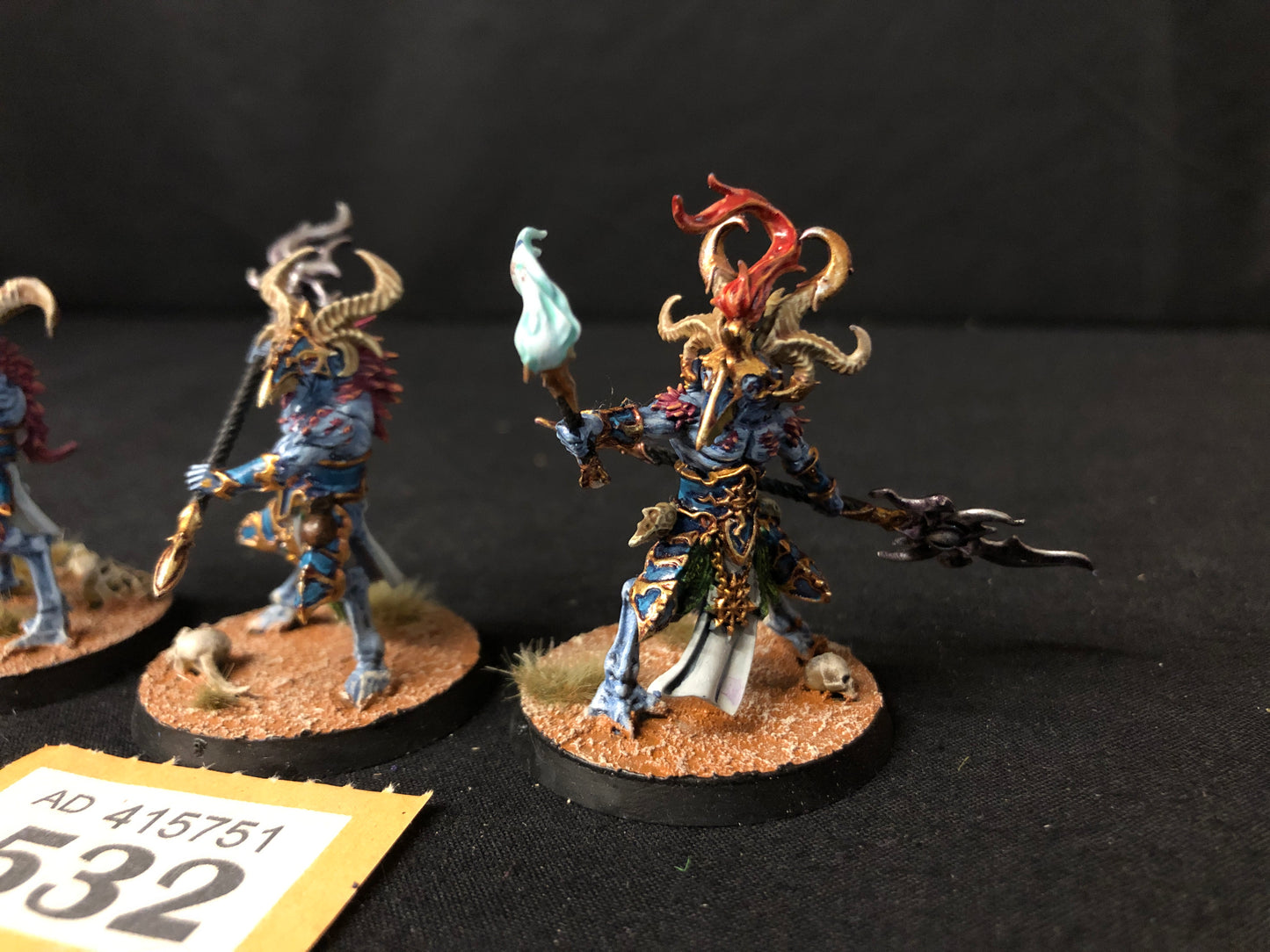 3x Tzaangor Enlightened  #532 VERY Well Painted Disciples of Tzeentch AOS Warhammer 40k