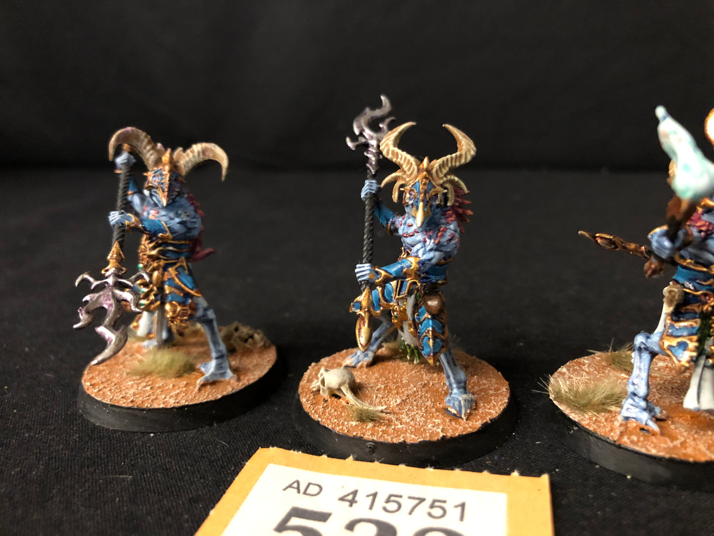 3x Tzaangor Enlightened  #532 VERY Well Painted Disciples of Tzeentch AOS Warhammer 40k