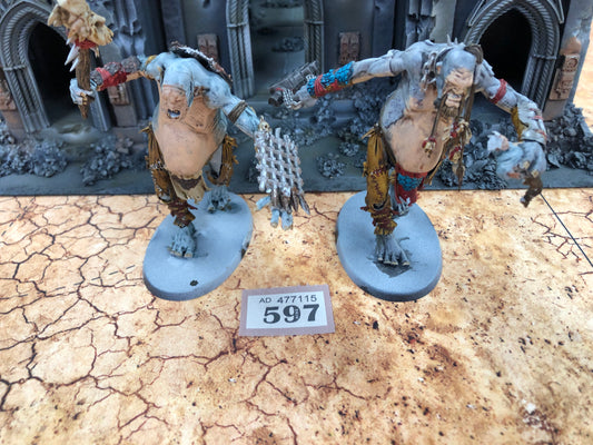 2x Mancrusher Gargants #597 Sons of Behemat AOS Warhammer 40k