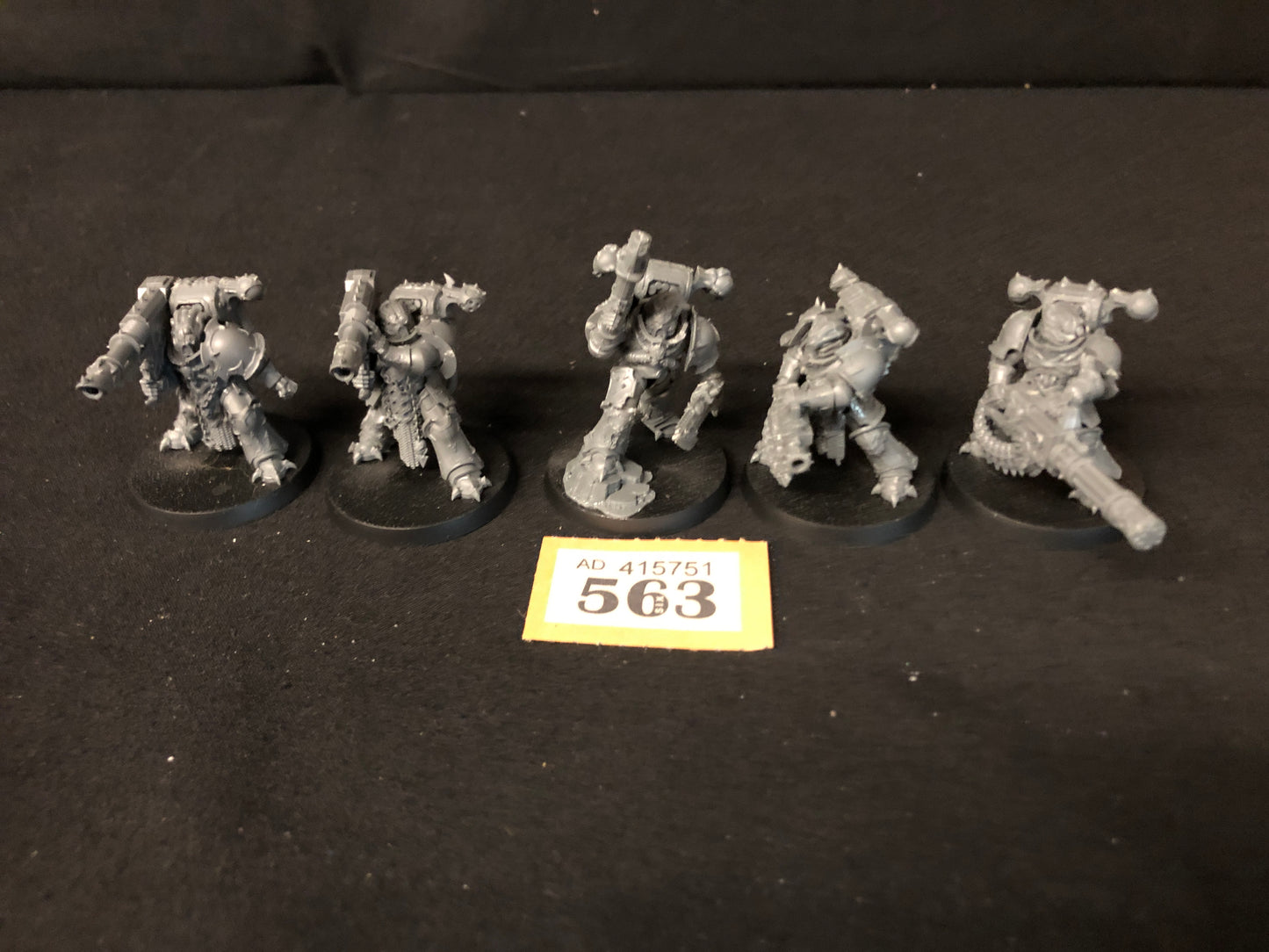 5x Havocs #563 Chaos Space Marines Warhammer 40k