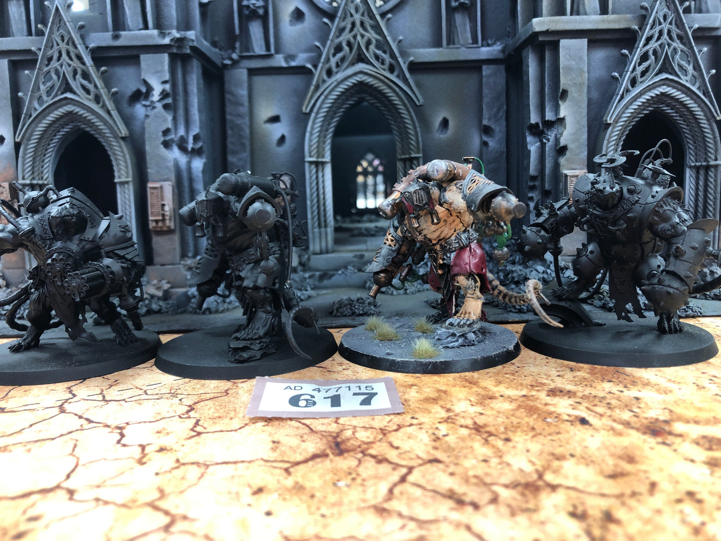 4x Stormfiends #617 Skaven AOS Warhammer 40k