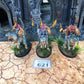 3x Aggradon Lancers #621 VERY Well Painted Seraphon AOS Warhammer 40k