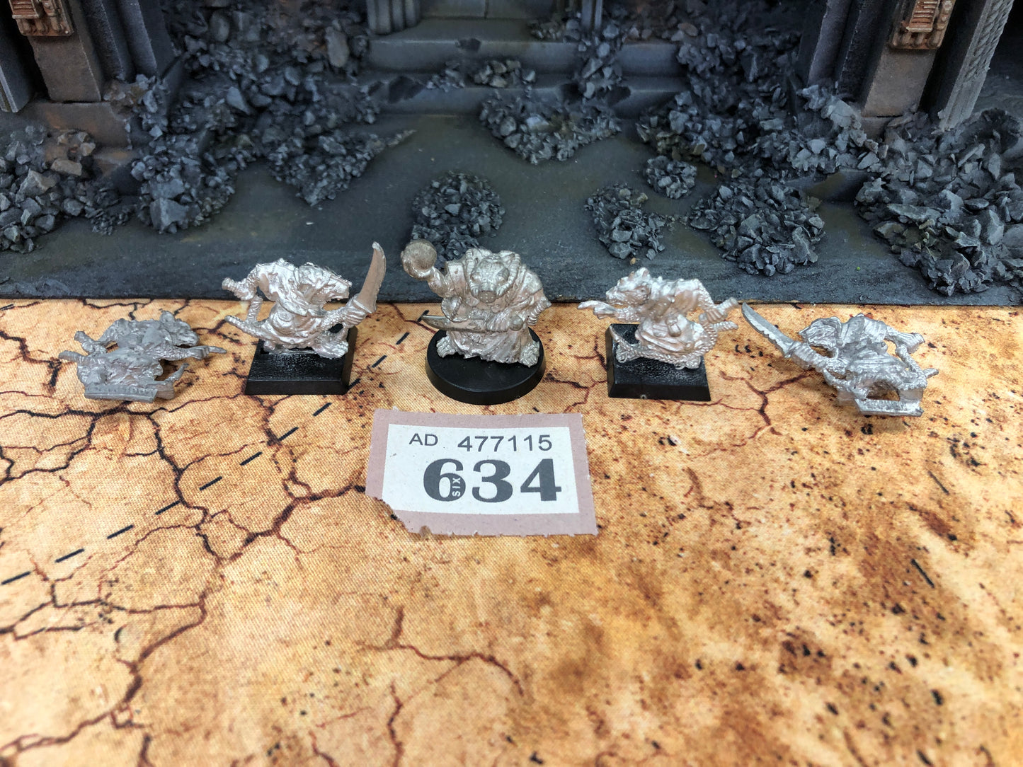 5x OOP x4 packmasters / beast masters x1 poison wind globadier #634 Skaven AOS Warhammer 40k