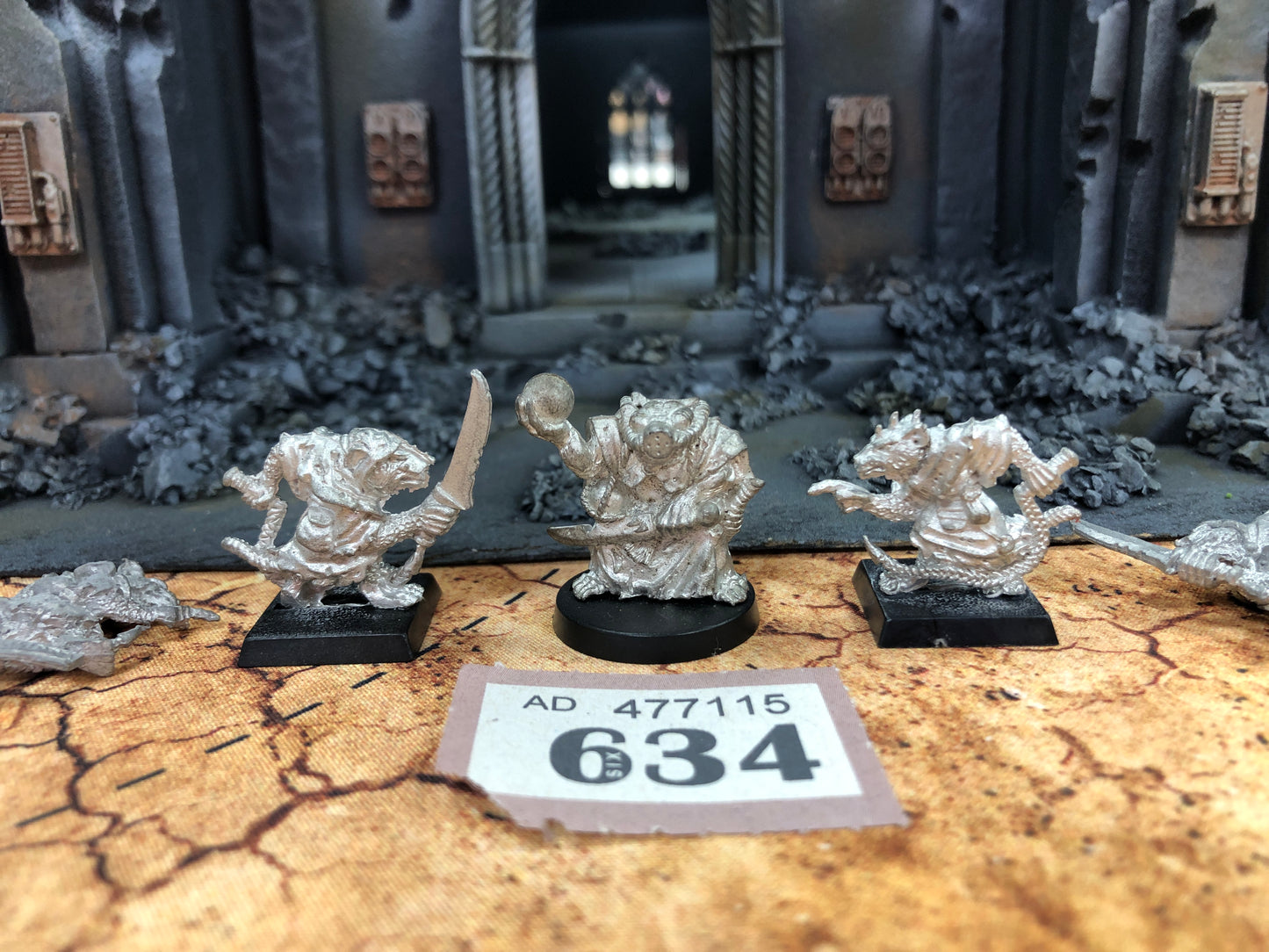 5x OOP x4 packmasters / beast masters x1 poison wind globadier #634 Skaven AOS Warhammer 40k