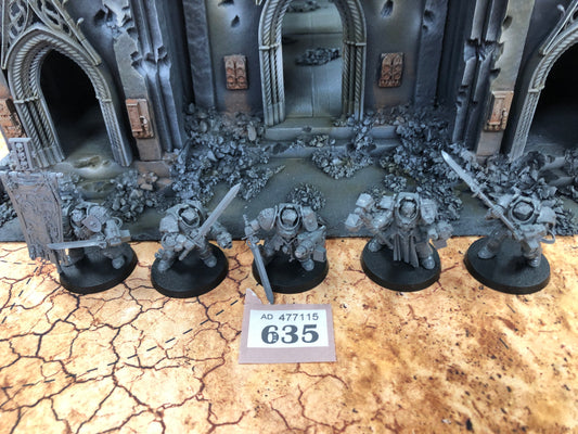 5x Terminators Squad #635 Grey Knights Space Marines Warhammer 40k