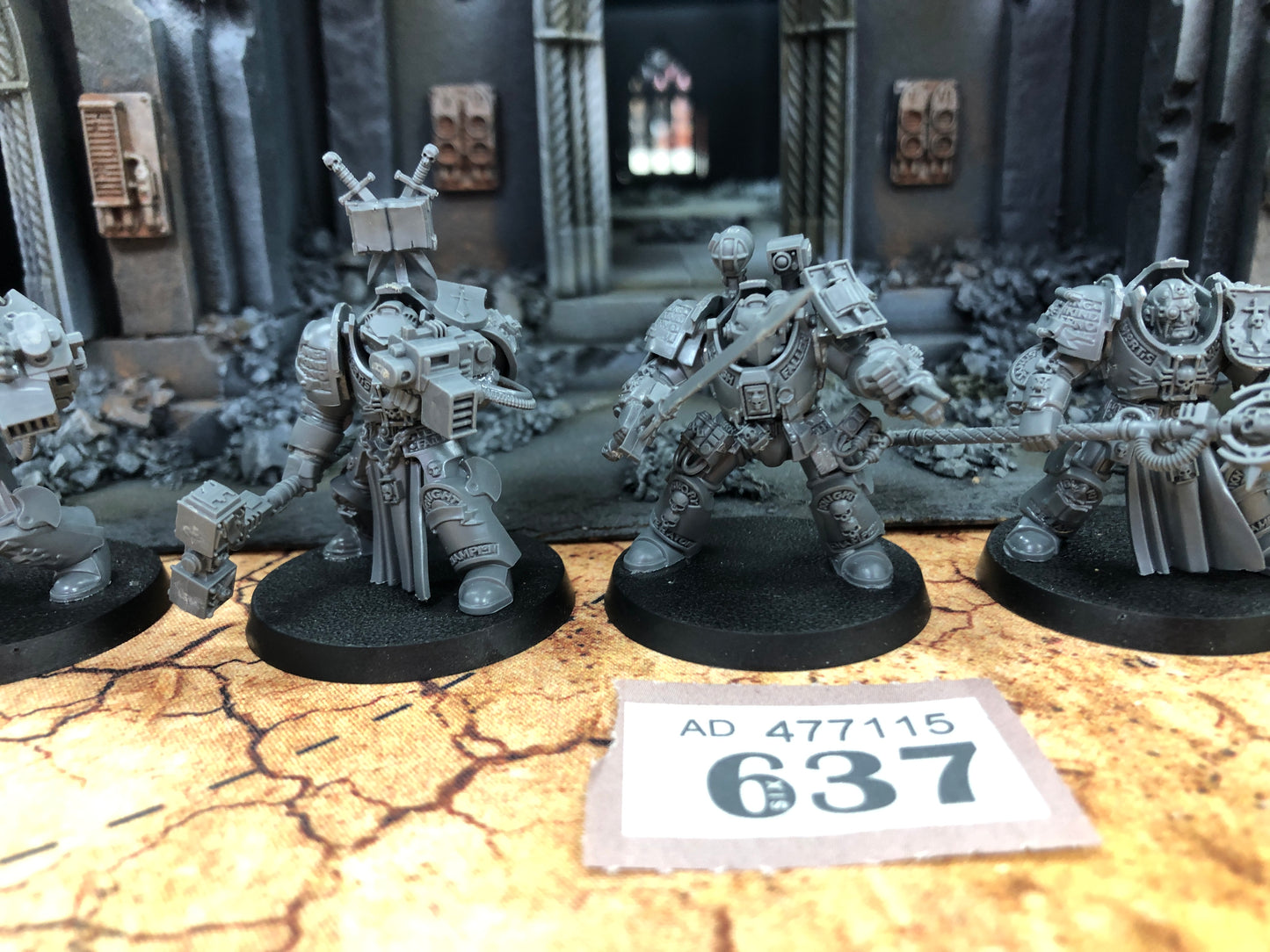5x Paladins Terminators #637 Grey Knights Space Marines Warhammer 40k