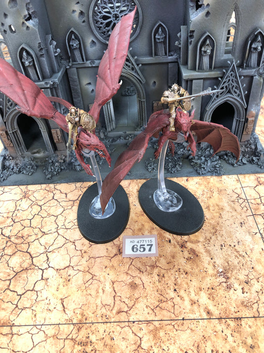 2x Knight Draconis #657 Stormcast Eternals AOS Warhammer 40k