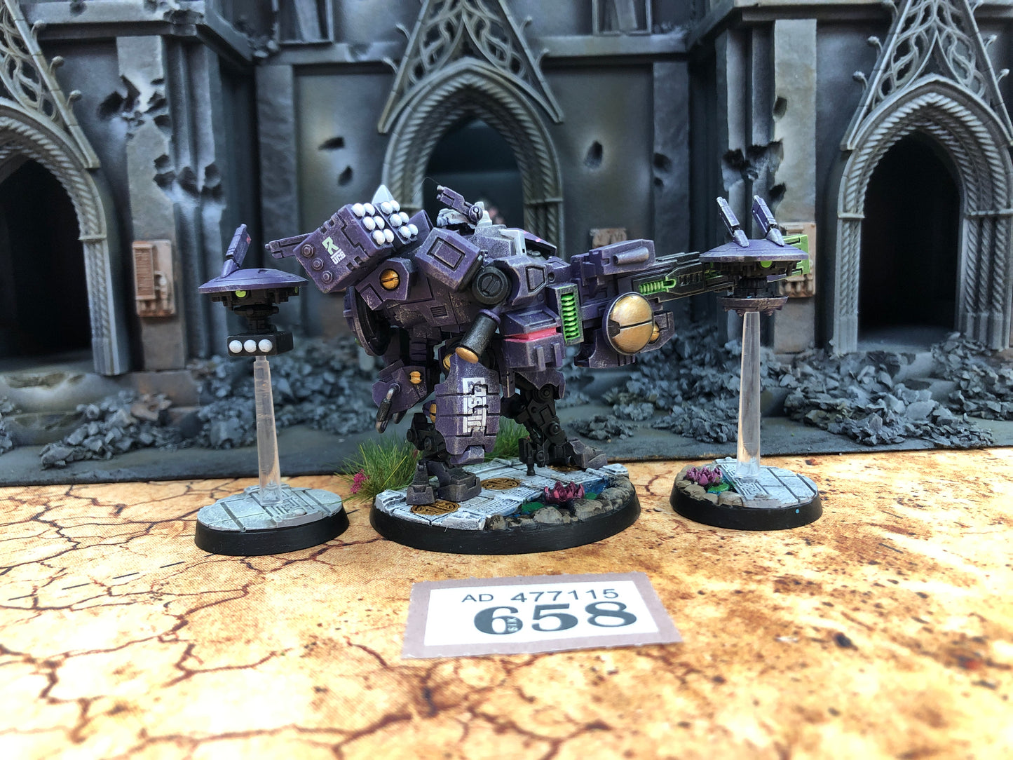 Broadside Battlesuit #658 Well Painted Tau T'au Empire Warhammer 40k