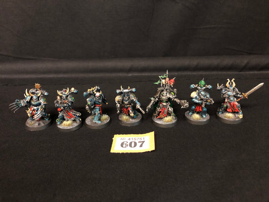 7x Chosen #607 Chaos Space Marines Warhammer 40k