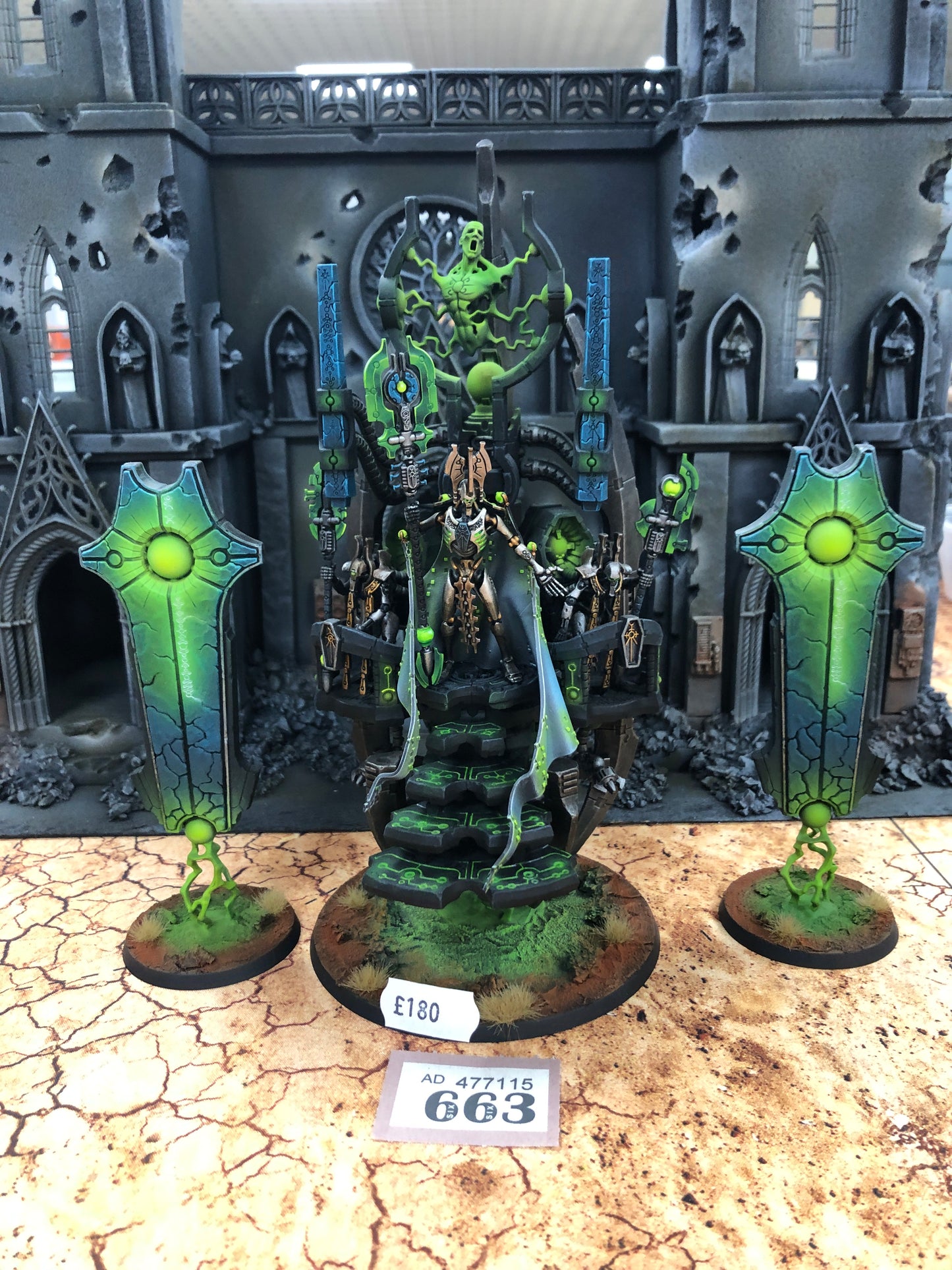 Szarekh, The Silent King #663 Well Painted Necrons Warhammer 40k