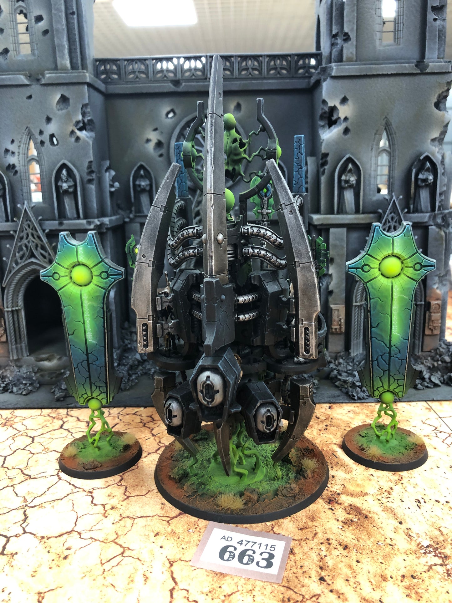 Szarekh, The Silent King #663 Well Painted Necrons Warhammer 40k