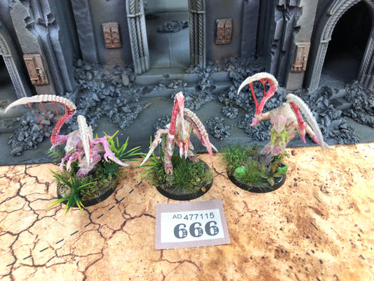 3x Von Ryan's Leapers #666 Very Well Painted Tyranids Warhammer 40k