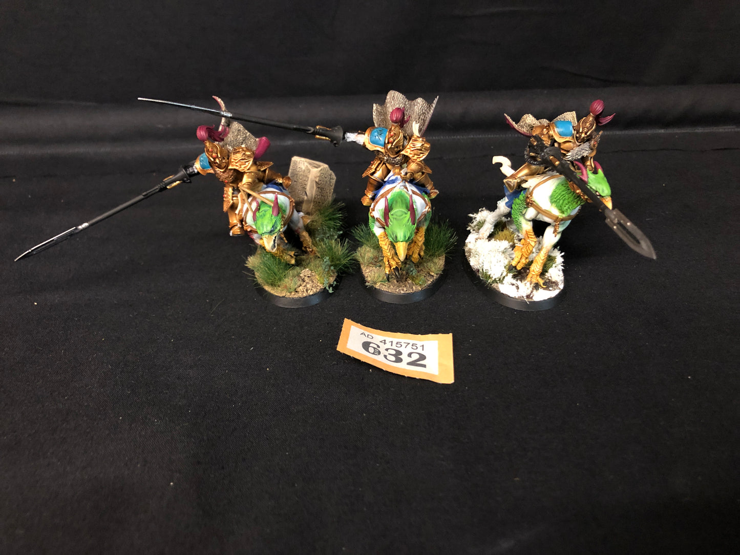 3x Vertus Praetors Kitbash #632 Custodes Stormcast Eternals AOS Warhammer 40k