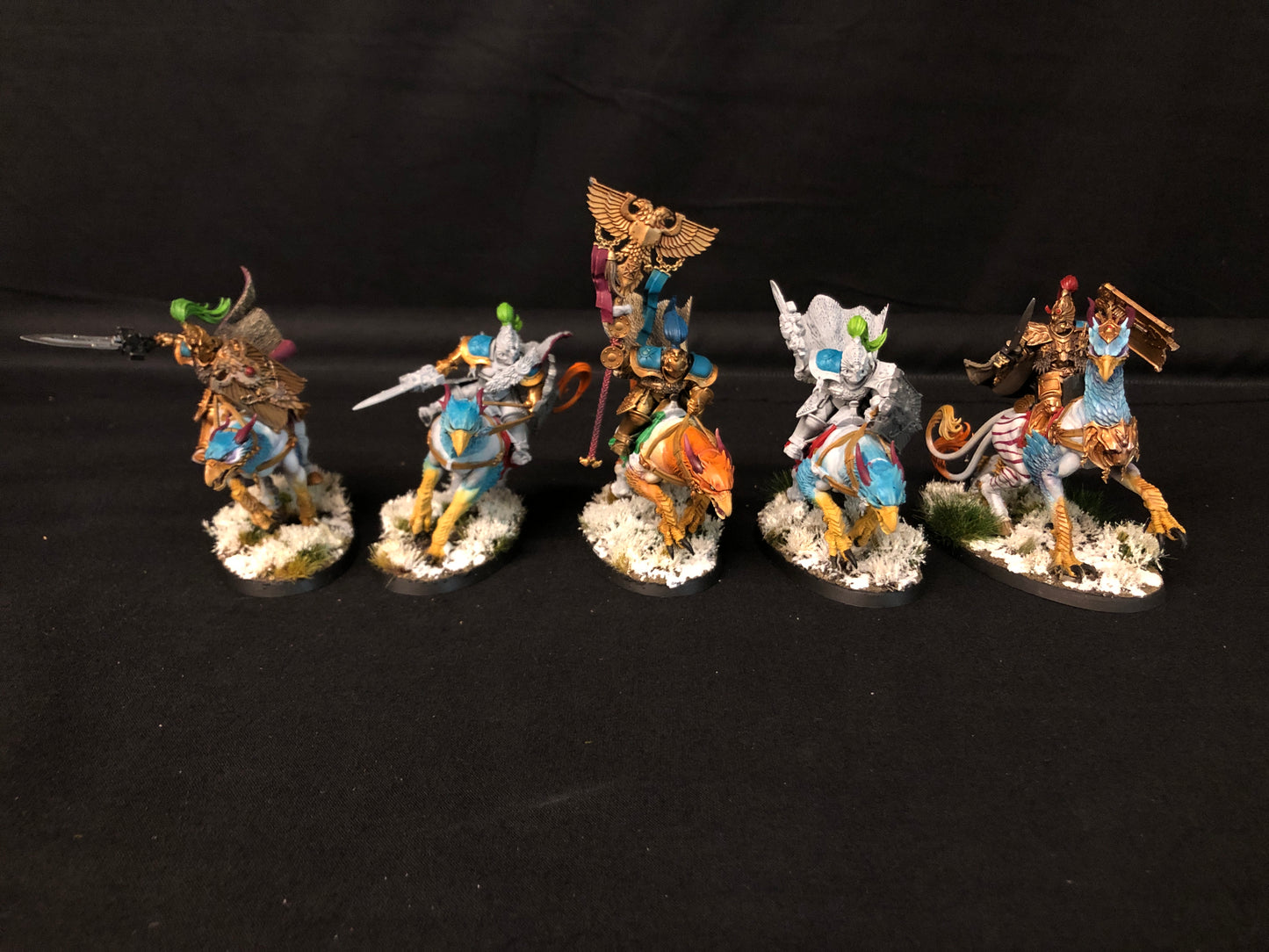 5x Wardens Kitbash #631 Custodes Stormcast Eternals AOS Warhammer 40k