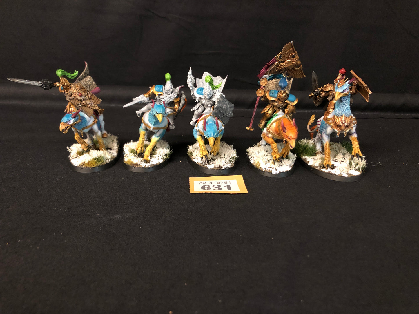 5x Wardens Kitbash #631 Custodes Stormcast Eternals AOS Warhammer 40k