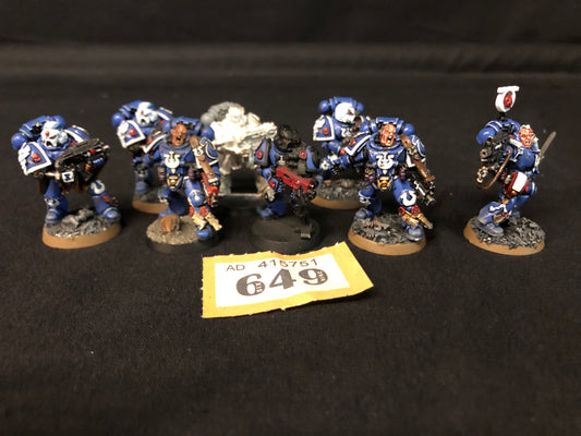 8x OOP Tactical Marines #649 Space Marines Warhammer 40k