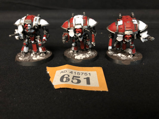 3x Questoris Knights #651 Legions Imperialis Warhammer 40k
