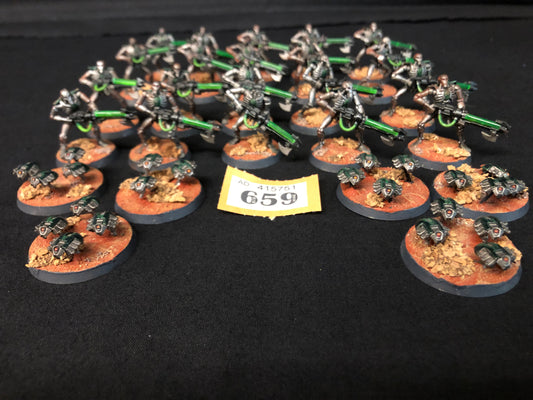 20x Necron Warriors + 6x Scarab Swarms #659 Well Painted Necrons Warhammer 40k