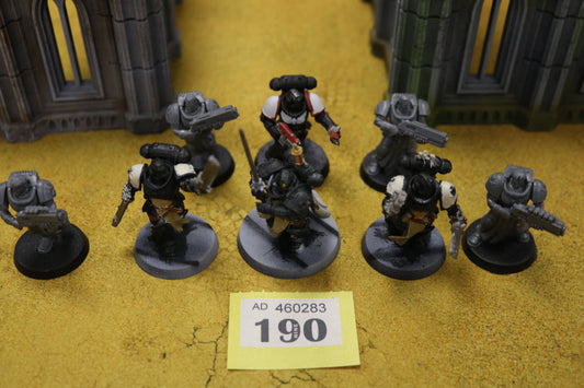 8x Crusader Squad Black Templars #190 Space Marines Warhammer 40k