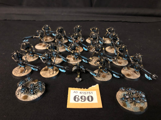 20x Necron Warriors + 2x Scarab Swarms #690 Well Painted Necrons Warhammer 40k