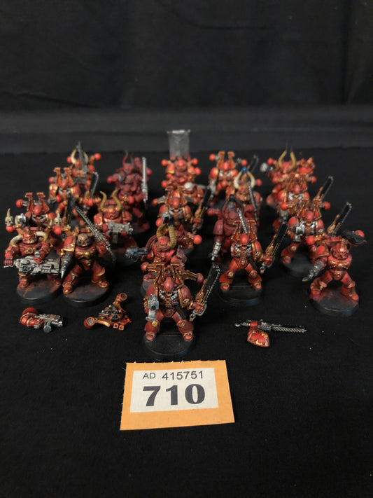21x Khorne Bezerkers #710 Blades of Khorne AOS Warhammer 40k
