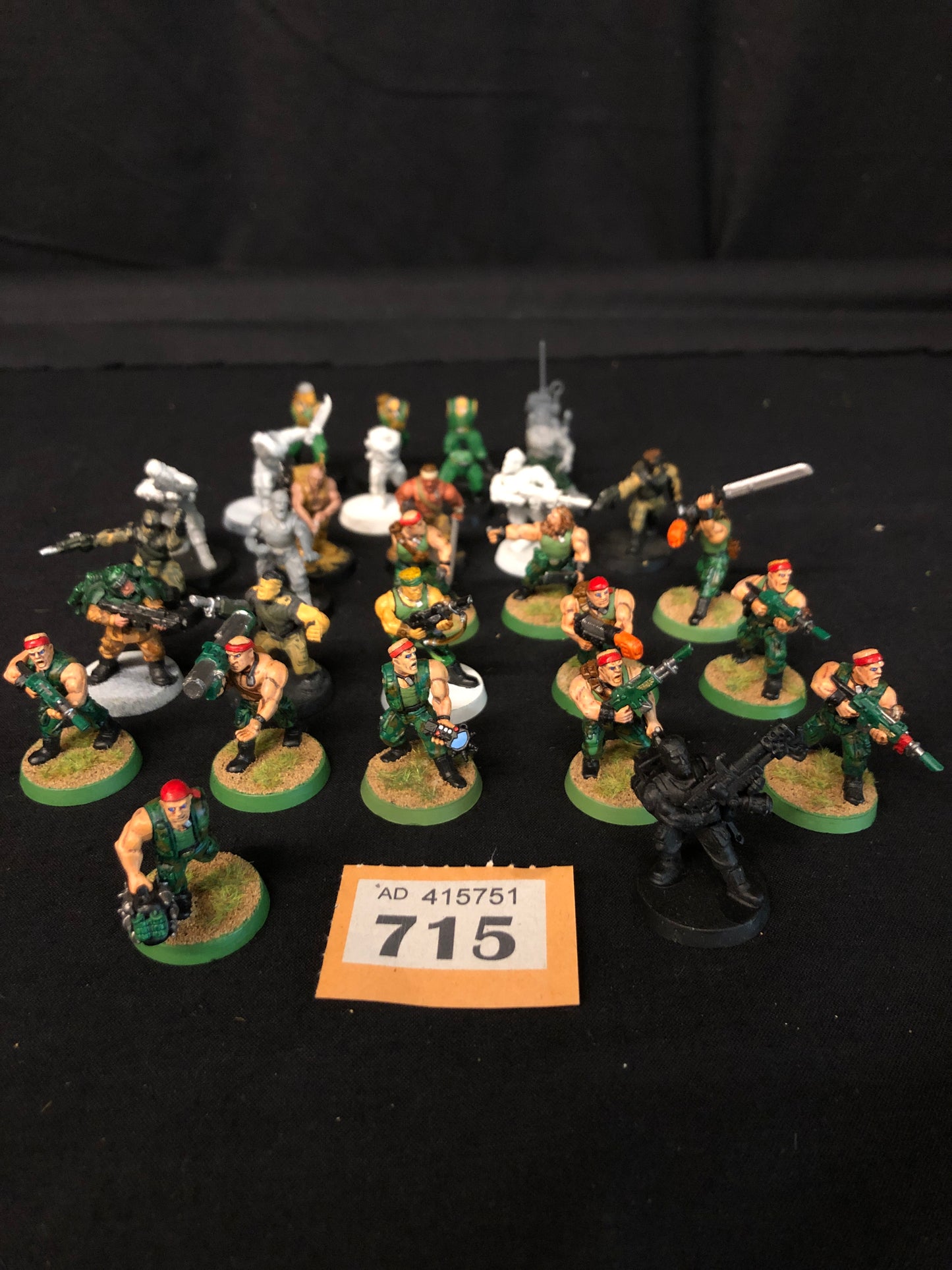 22x Catachan Jungle Fighters + Spares See Photos #715 Astra Militarum Warhammer 40k