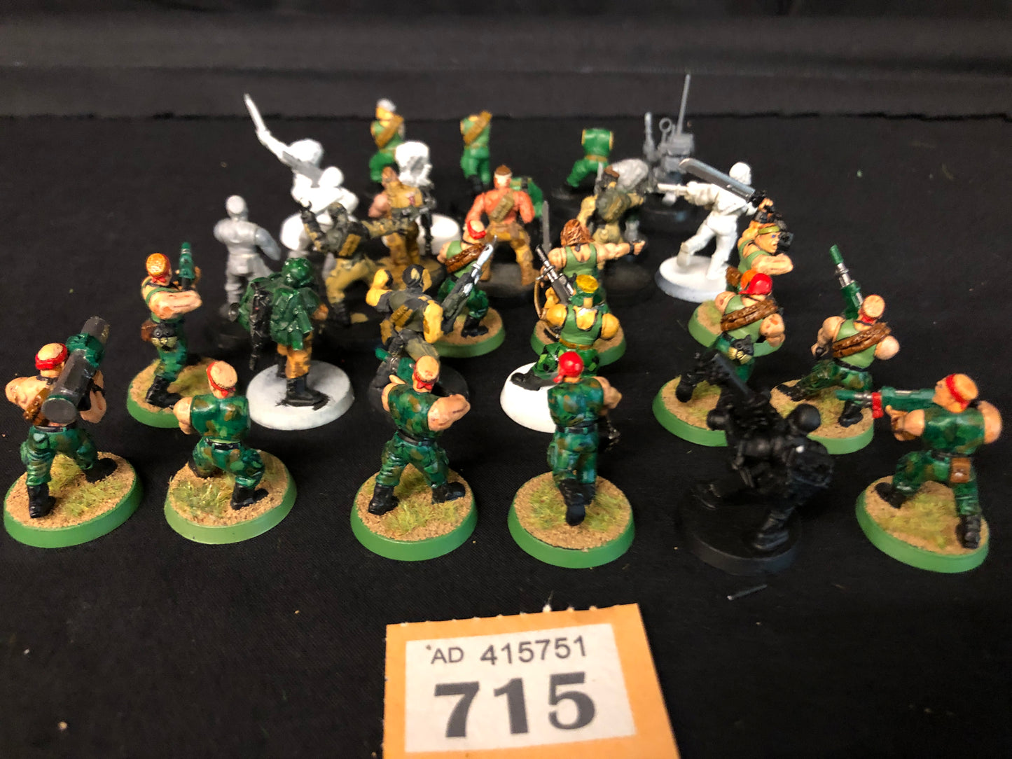 22x Catachan Jungle Fighters + Spares See Photos #715 Astra Militarum Warhammer 40k