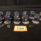 11x Tactical Marines #720 Very Well Painted Horus Heresy Space Marines Warhammer 40k
