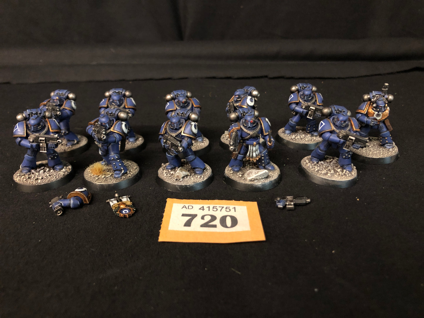 11x Tactical Marines #720 Very Well Painted Horus Heresy Space Marines Warhammer 40k