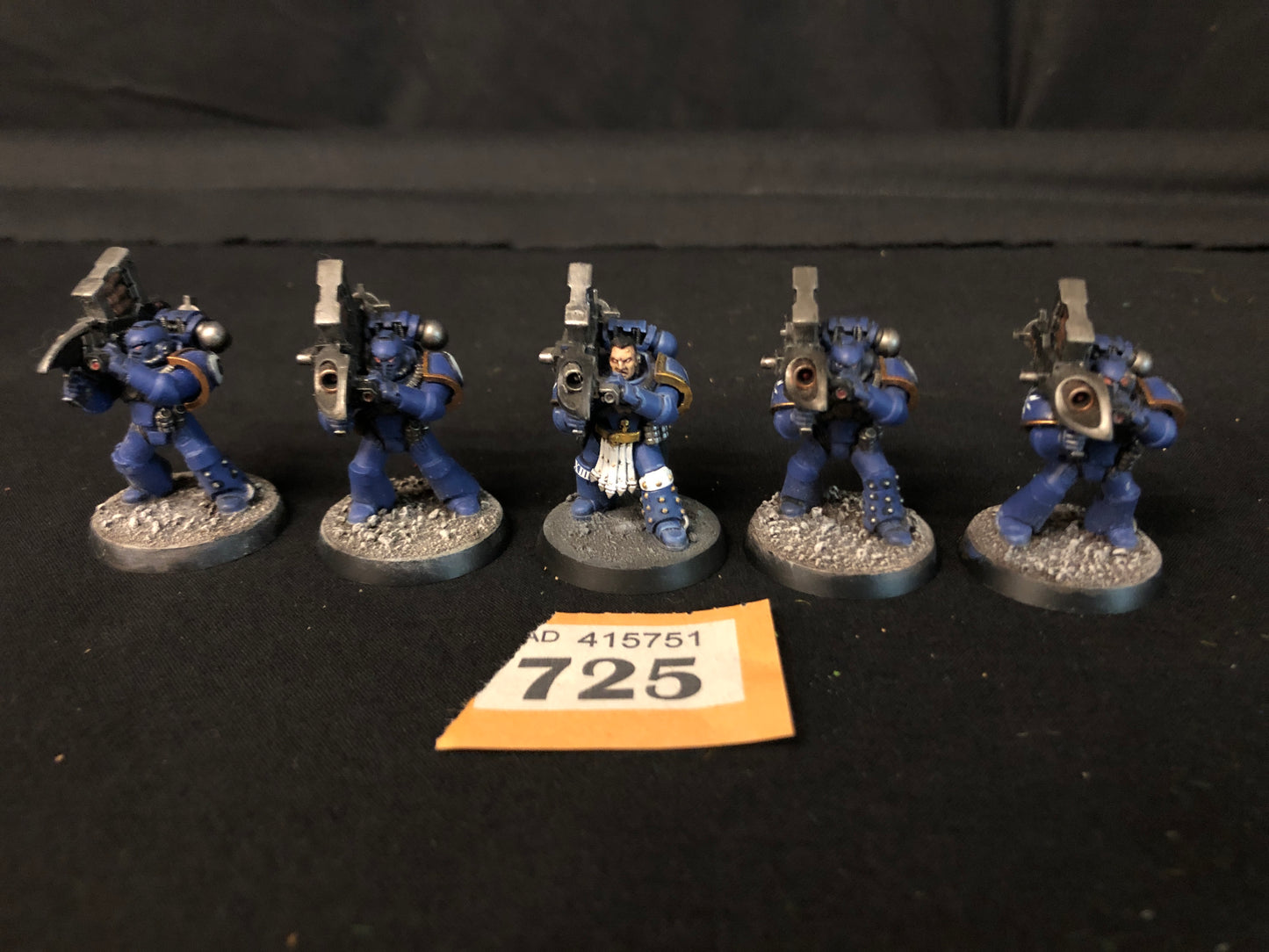5x Tactical Marines Missle Squad #725 Well Painted Space Marines Warhammer 40k