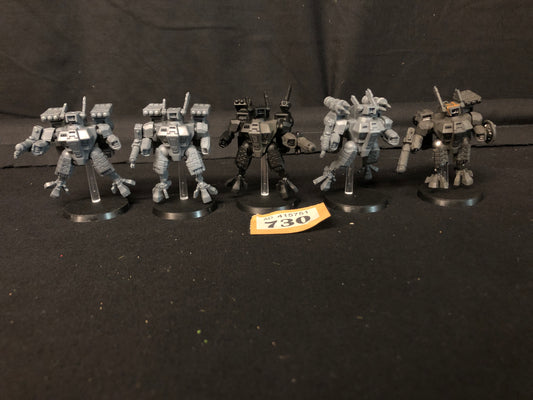 5x XV8 Crisis Battlesuits #730 Tau T'au Empire Warhammer 40k
