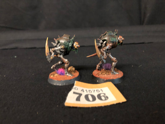 2x Cryptothralls #706 Well Painted Necrons Warhammer 40k