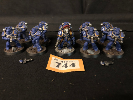10x Tactical Marines #744 Horus Heresy Very Well Painted Space Marines Warhammer 40k