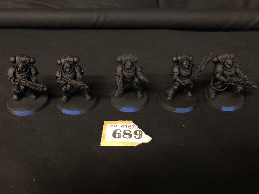 5x Primaris Heavy Intercessors #689 Space Marines Warhammer 40k
