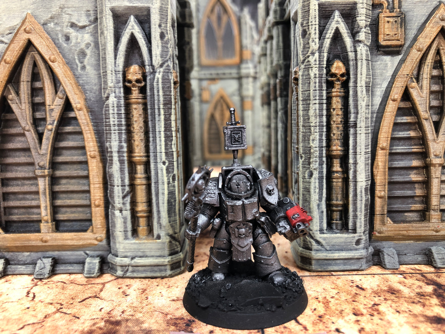 Kitbash Chaplain in Terminator Armour #682 Grey Knights Space Marines Warhammer 40k