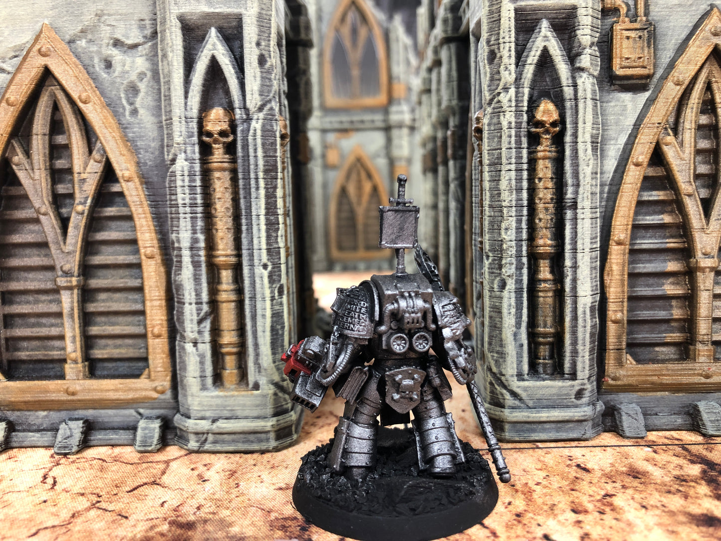 Kitbash Chaplain in Terminator Armour #682 Grey Knights Space Marines Warhammer 40k