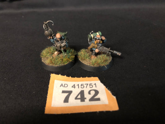 The Ratling twins Rein and Raus #742 Well Painted Skaven AOS Warhammer 40k