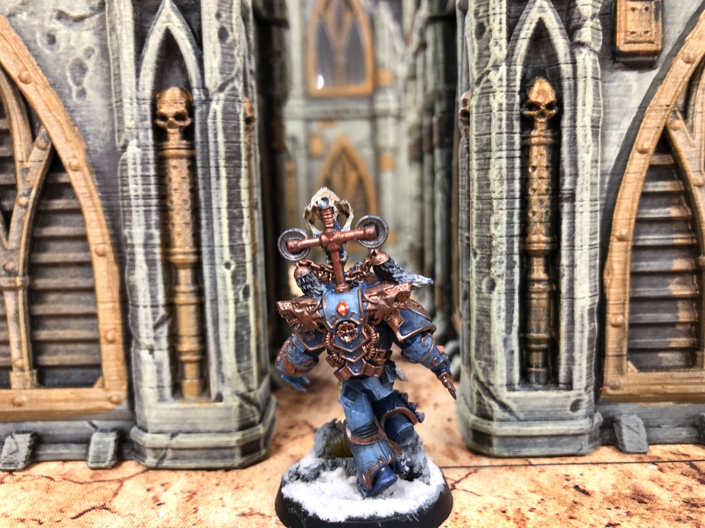 Geigor Fell-Hand #687  Very Well Painted Space Wolves Space Marines Warhammer 40k