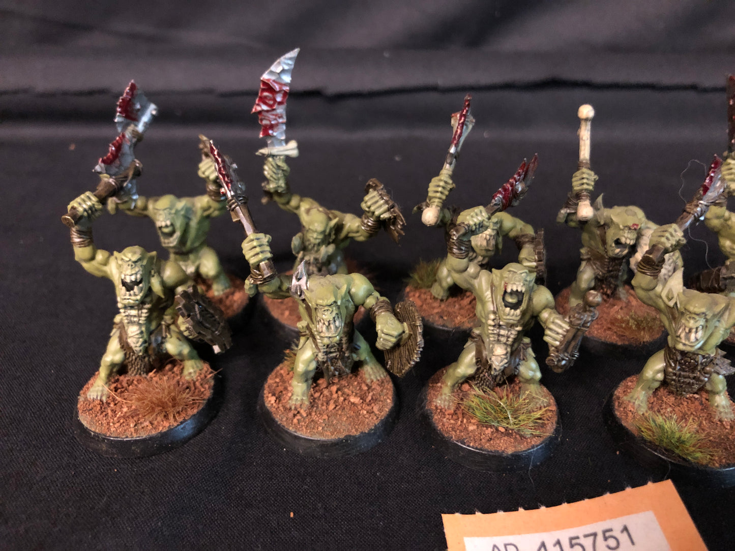 11x Savage Orruks #737 Very Well Painted Orruk Warclans AOS Warhammer 40k