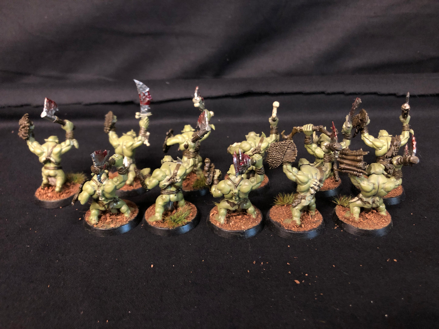 11x Savage Orruks #737 Very Well Painted Orruk Warclans AOS Warhammer 40k