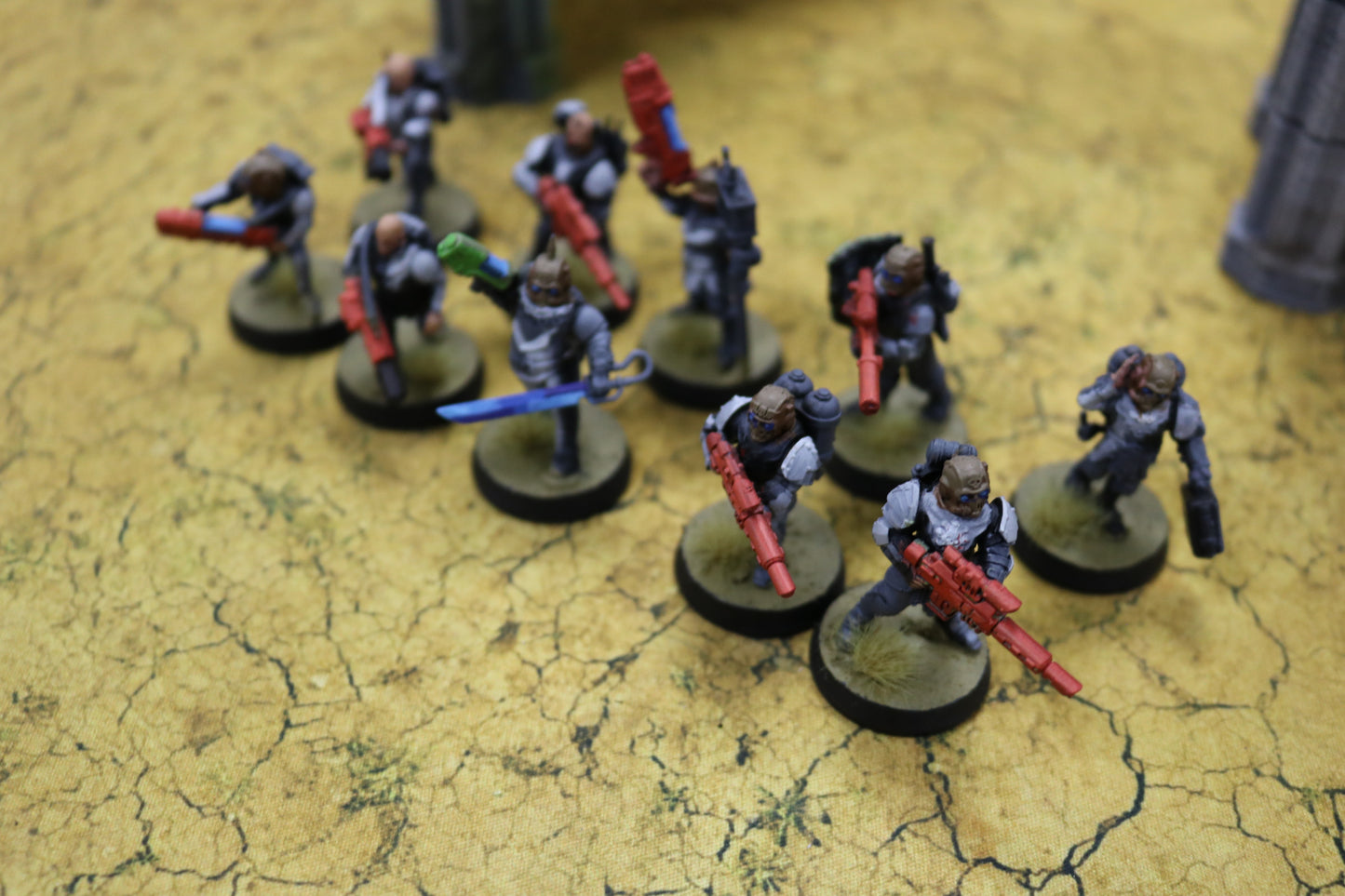 10x Cadian Shock Troops Kitbashed Astra Militarum Warhammer 40k