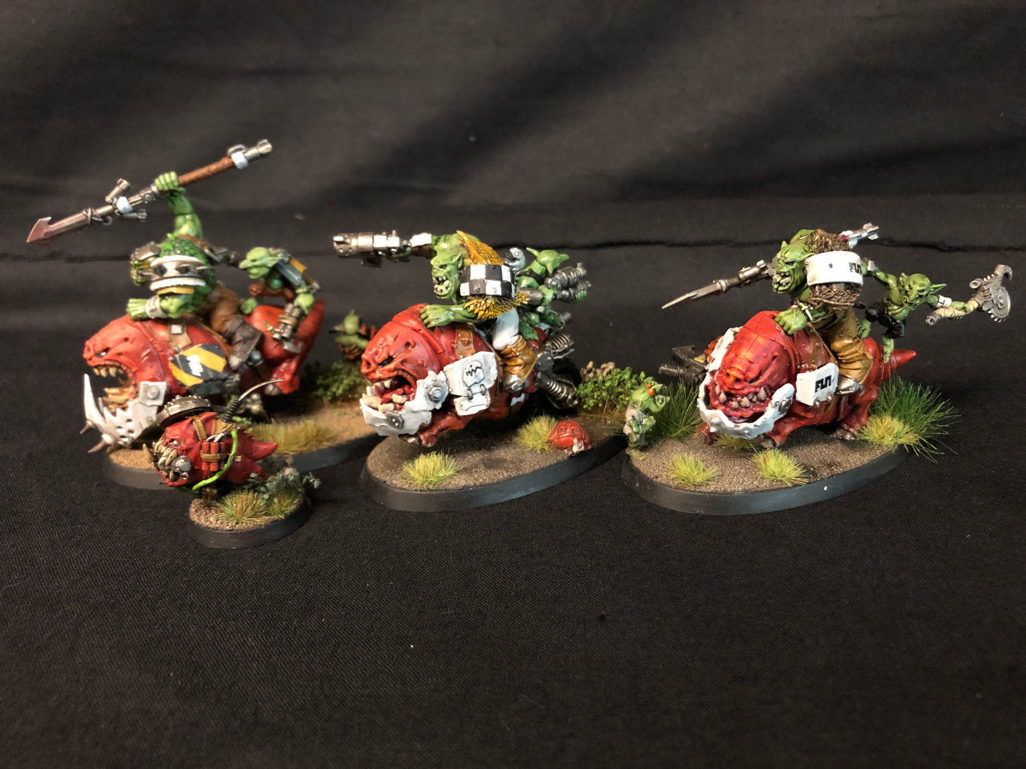 4x Squighog Boyz #751 Well Painted Orks Warhammer 40k