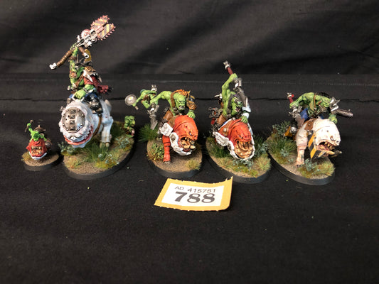 4x Squighog Boyz #788 Well Painted Orks Warhammer 40k