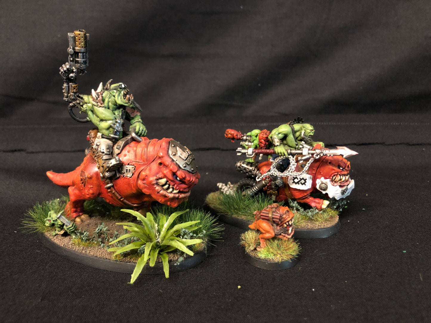4x Squighog Boyz #786 VERY Well Painted Orks Warhammer 40k
