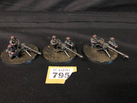 3x Heavy Support Weapons #795 Astra Militarum Warhammer 40k