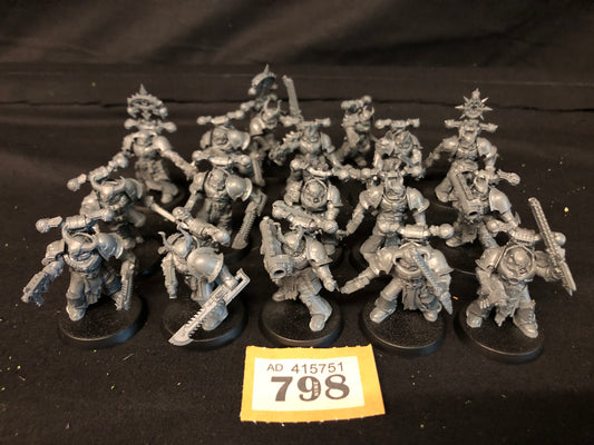 17x Legionaires #798 Chaos Space Marines Warhammer 40k