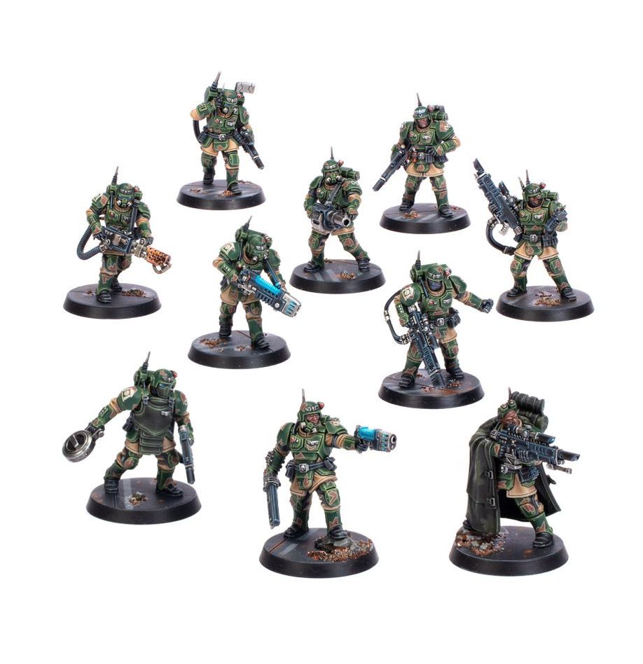 warhammer killteam KASRKIN 塗装済　未塗装　MIX Kill Team - Kasrkin – The Warp