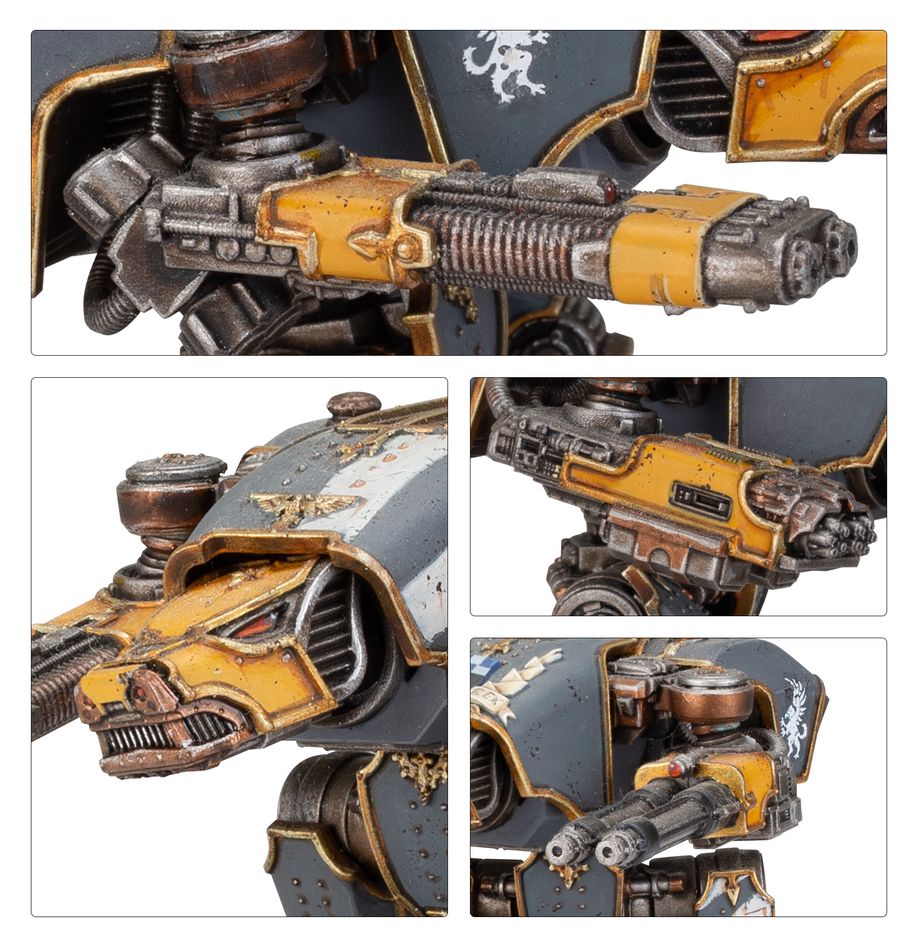 Legions Imperialis - Warhound Scout Titans with Turbo laser Destructors and Vulcan Mega Bolters
