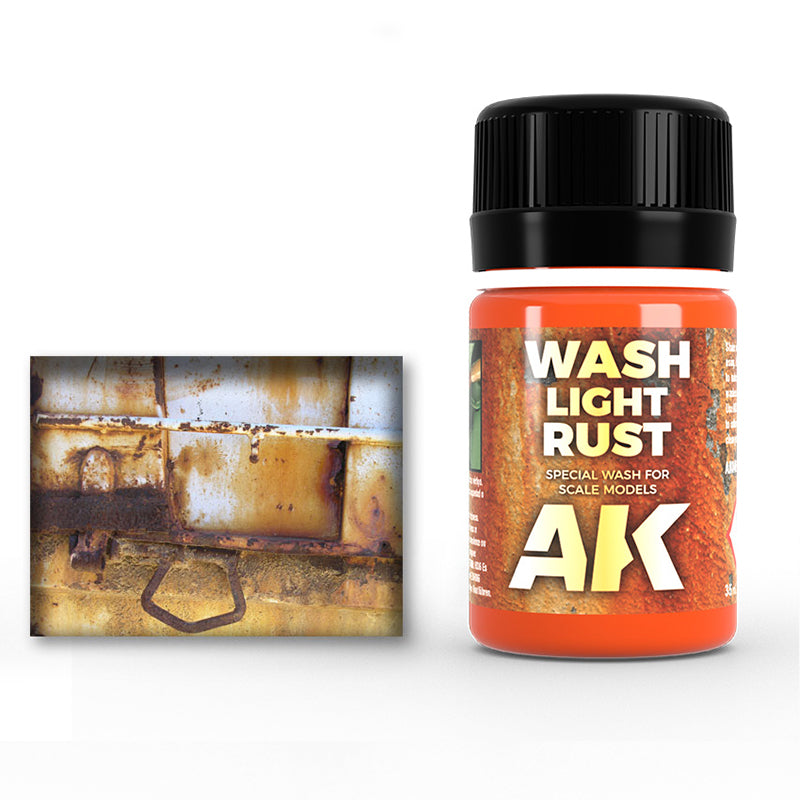 AK Weathering Paints - Light Rust Wash – The Warp